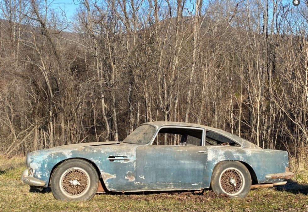The Very First Series IV DB4 Ever Produced: 1962 Aston Martin DB4 with Matching Numbers Discovered Out of 40+ Year Ownership and 30 Year Barn Storage