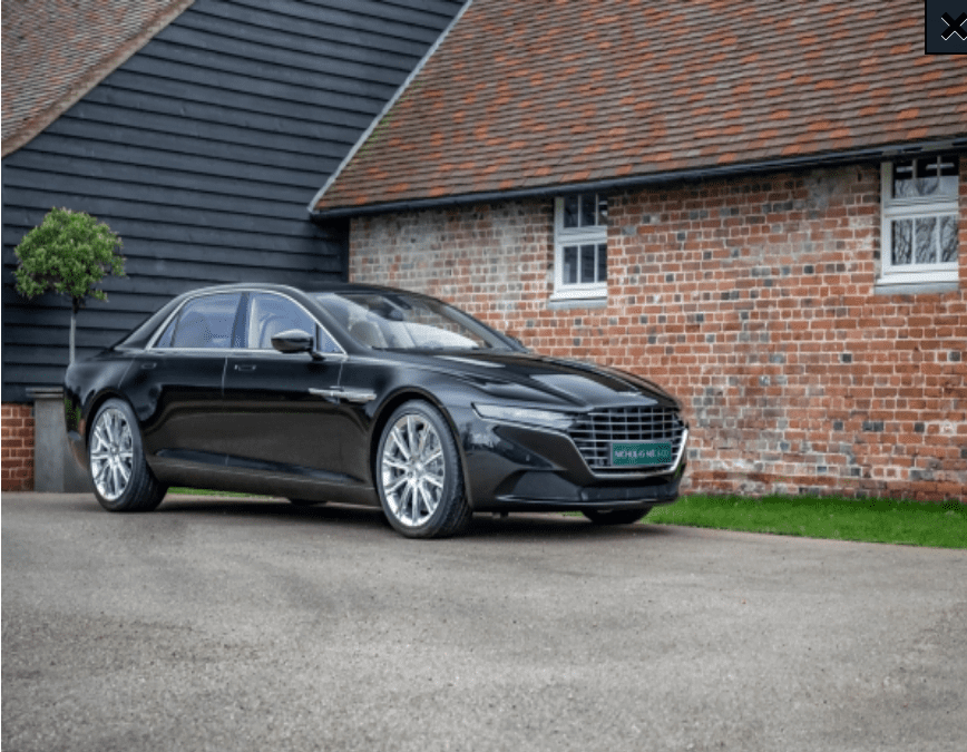 Rare million-dollar Aston Martin Lagonda luxury saloon available at Nicholas Mee