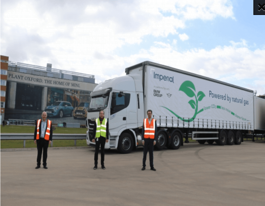 MINI Plant Oxford and Imperial take another step towards sustainability with new fleet of LNG lorries