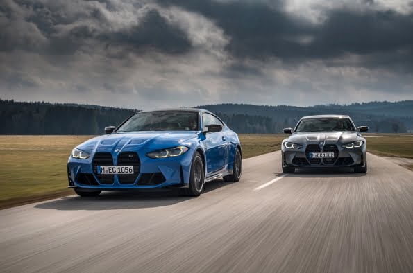 BMW M3 Competition Saloon M xDrive and BMW M4 Competition Coupé M xDrive make their debut