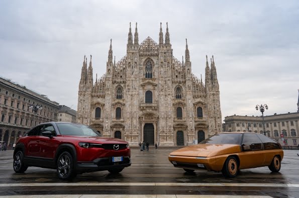 Mazda’s first MX model restored to celebrate the history of Italian design influence at Mazda